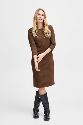 Fransa Dress in Brown