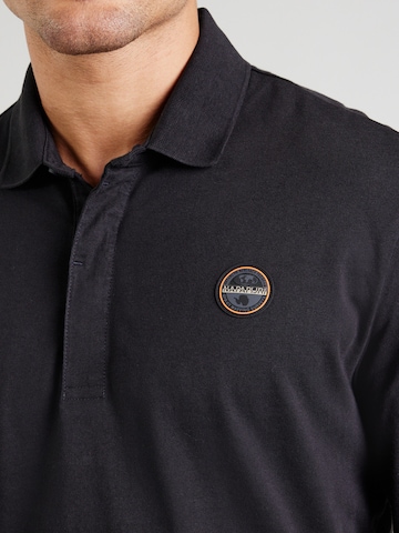 NAPAPIJRI Shirt 'E-BADGE' in Black