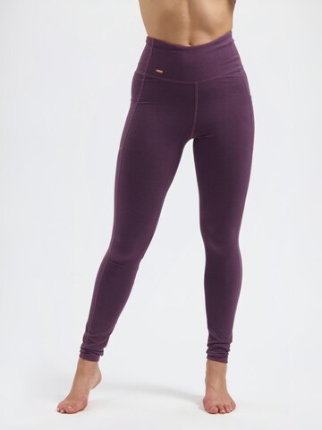 Urban Goddess Yoga & Activewear Slimfit Leggings 'Tara Pocket Yoga & Pilates' in Lila