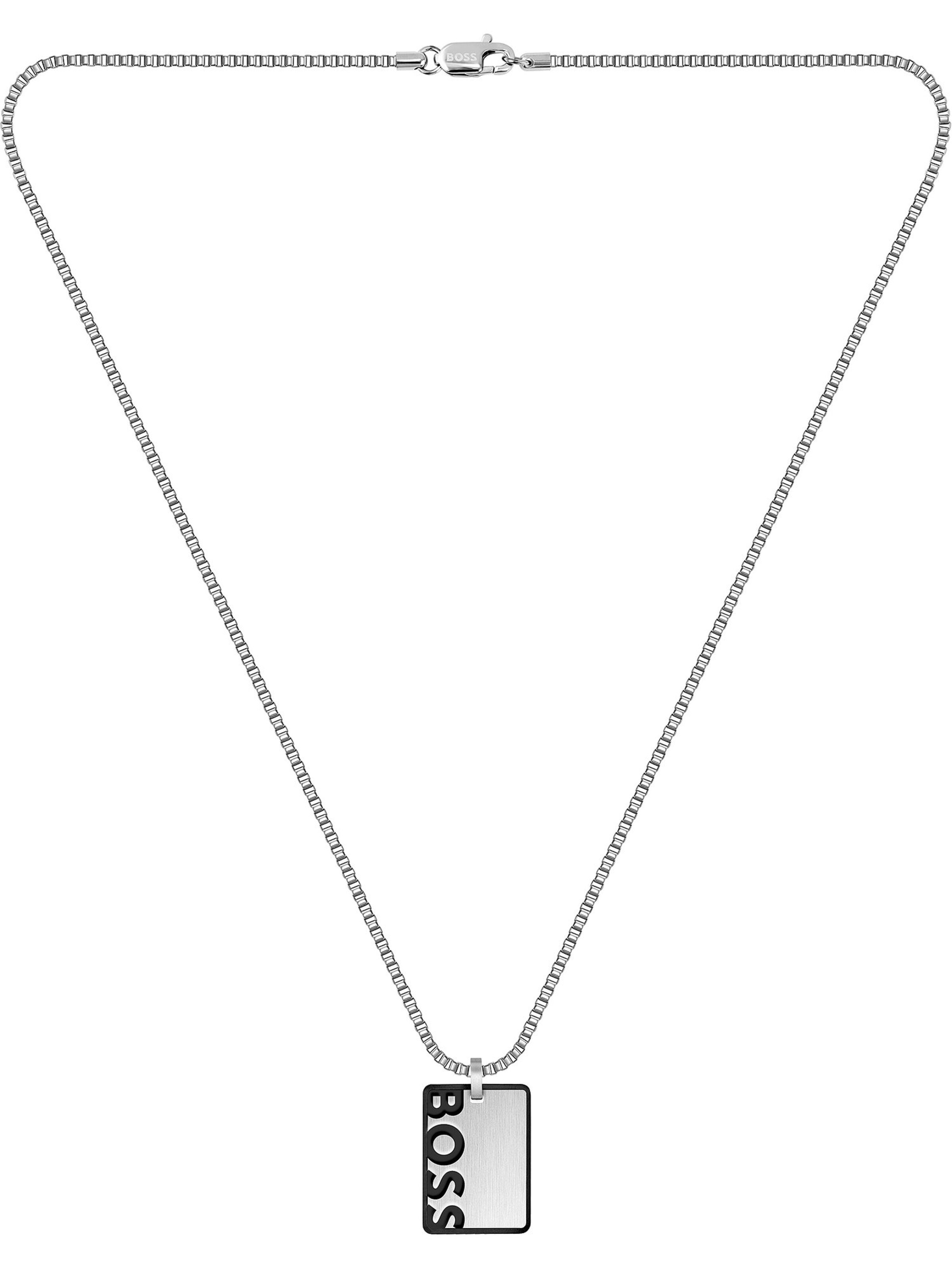 BOSS Halsband i svart / silver, Produktvy