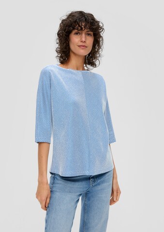 s.Oliver Shirt in Blauw: voorkant