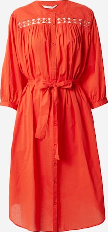 Robe-chemise Summum en orange : devant