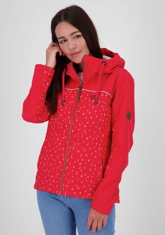 Alife and Kickin Performance Jacket in Red: front