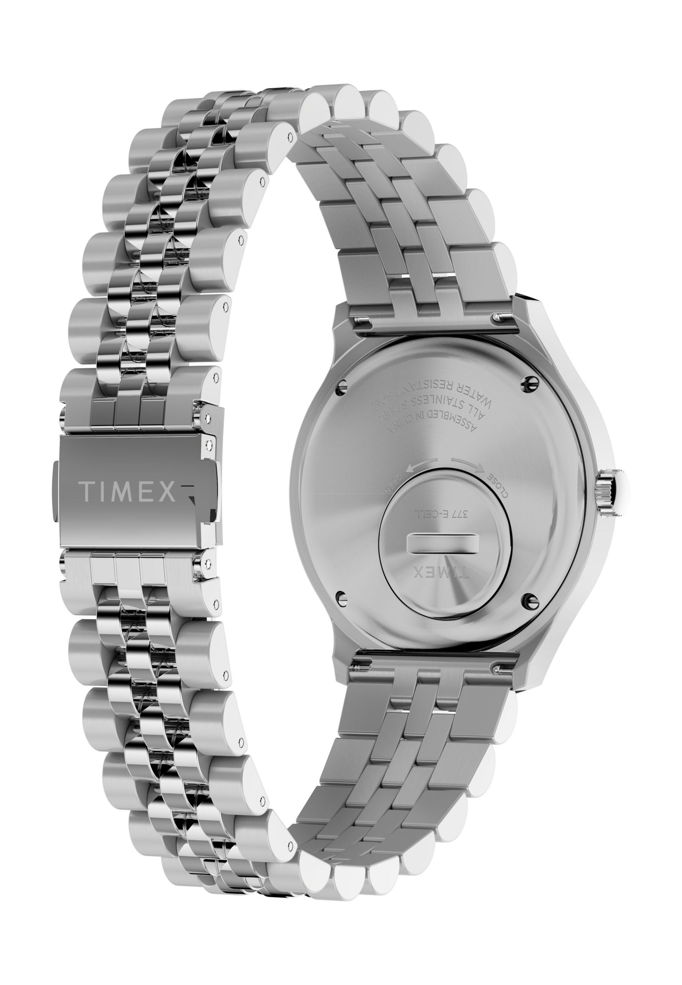 TIMEX Analoguhr 'Q Timex Reissue Dégradé' in Silber