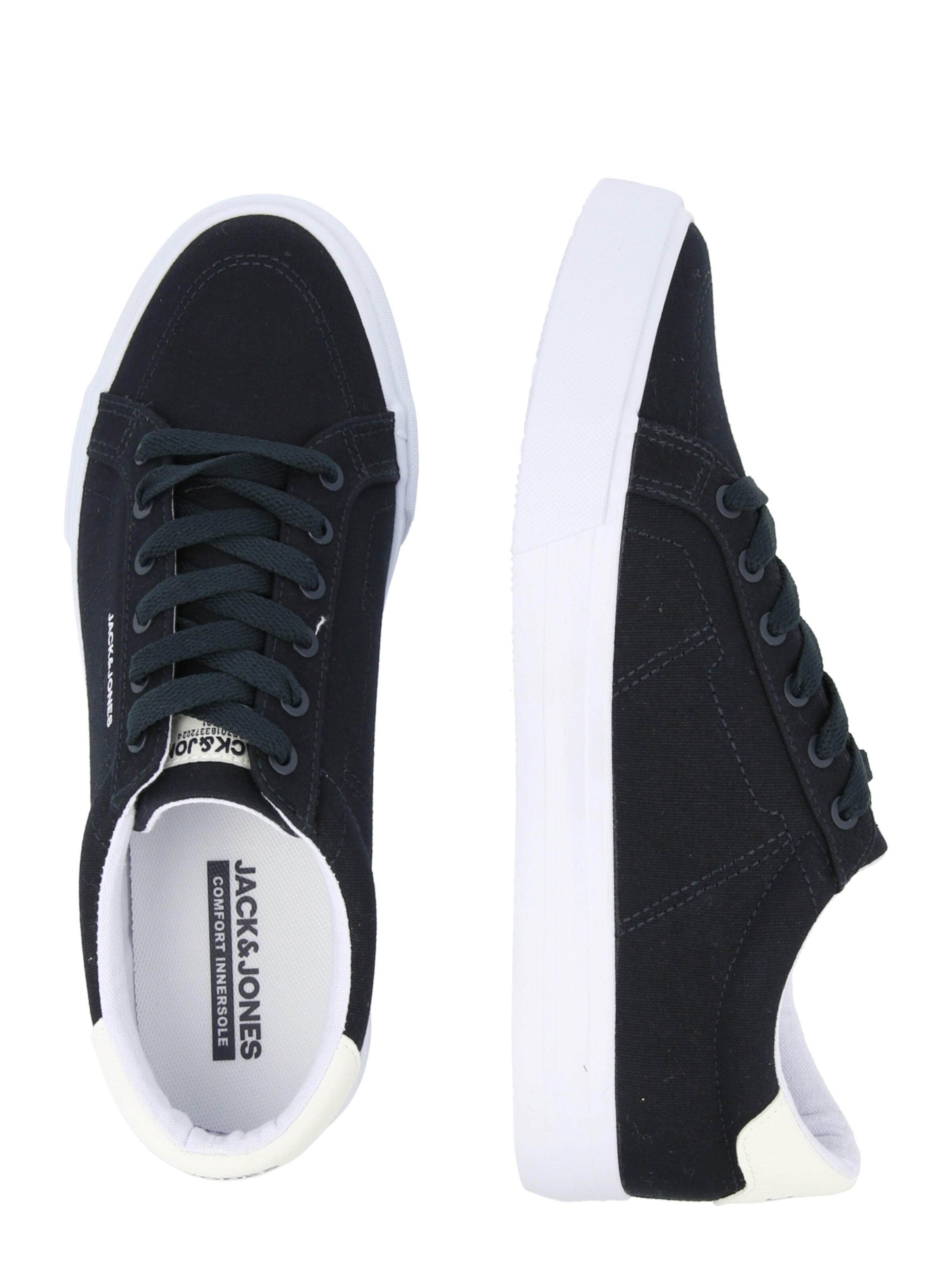 Baskets basses 'JFWBASIC' JACK & JONES en bleu : sur le côté