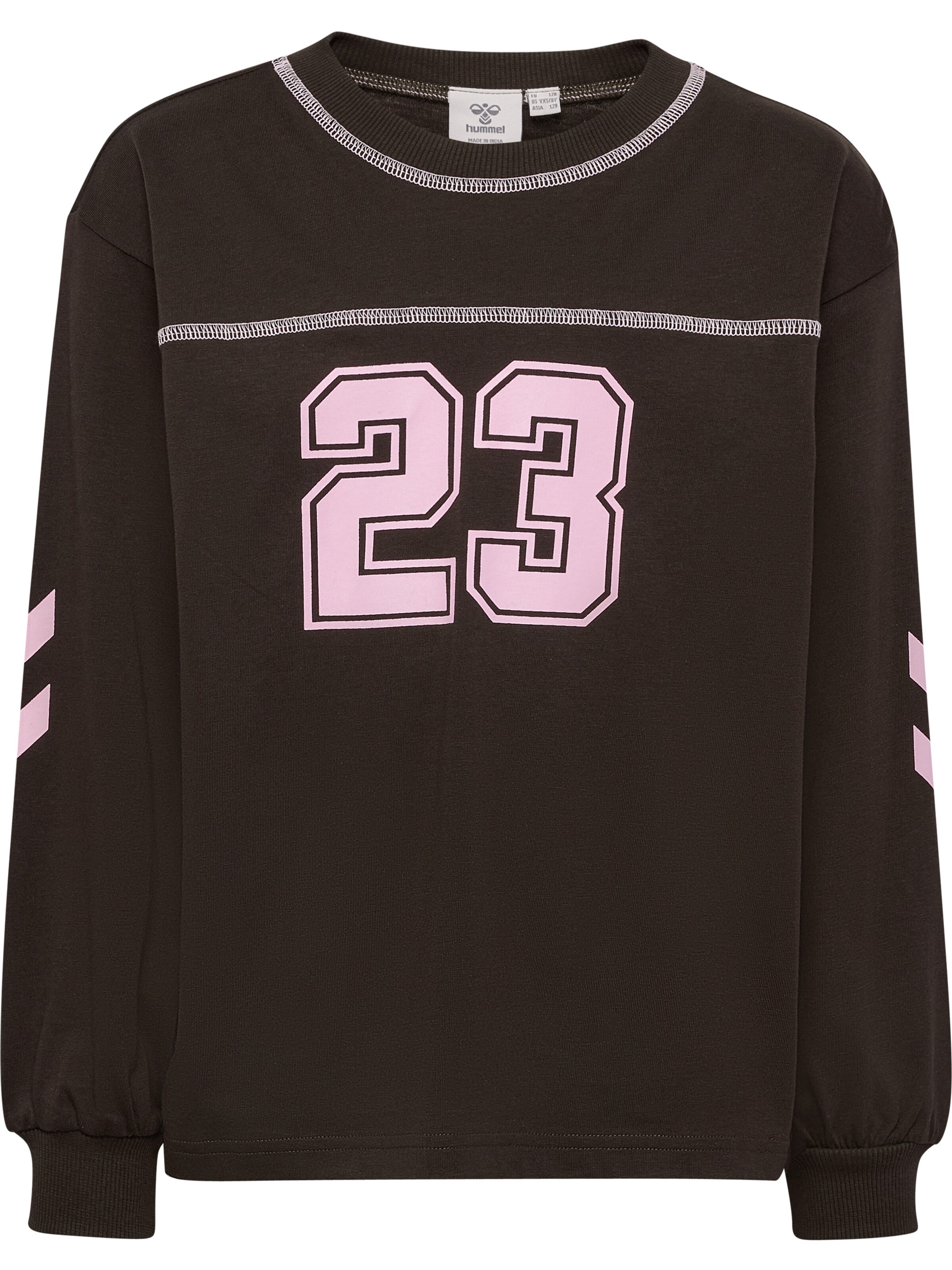 Hummel Shirt 'TIMMI' in 104 in Mocha / Light pink, Item view