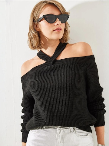 Bianco Lucci Kampsun 'Pullover', värv must