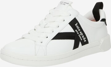 Sneaker bassa 'SIGNATURE' di Kate Spade in bianco: frontale