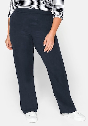 SHEEGO Regular Broek in Blauw: voorkant