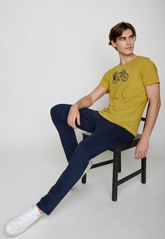 GREENBOMB T-Shirt 'Bike Night' in Grün