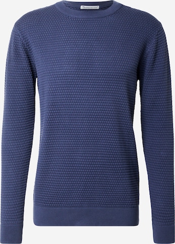 Pull-over 'VAGN' KnowledgeCotton Apparel en bleu : devant