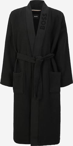 Halat de baie lung de la BOSS pe negru: față