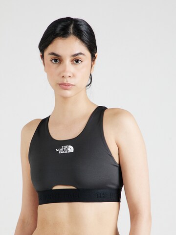 Bustier Soutien-gorge de sport THE NORTH FACE en gris : devant