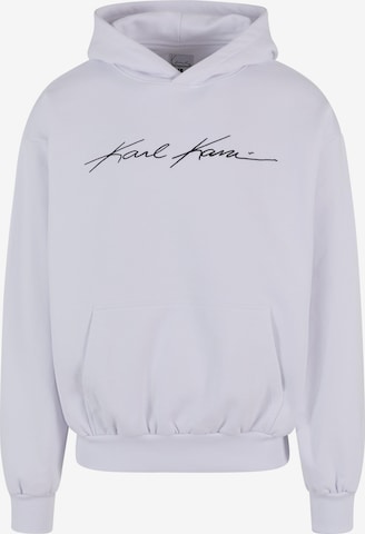 Sweat-shirt Karl Kani en blanc : devant