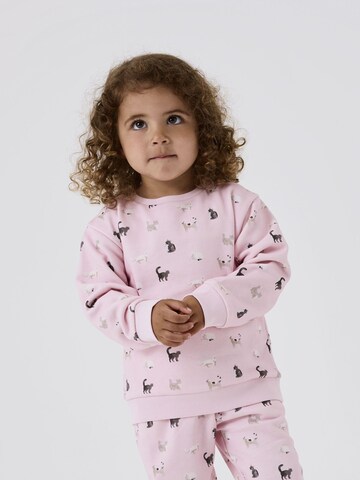 NAME IT Sweatshirt in Pink: front