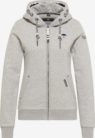Schmuddelwedda Sweat jacket 'Nahima' in Grey: front