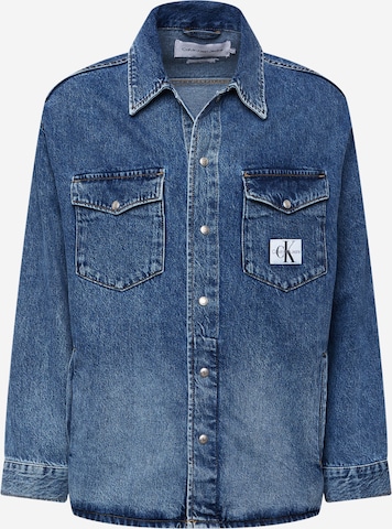 Calvin Klein Jeans Prechodná bunda - Modrá: predná strana