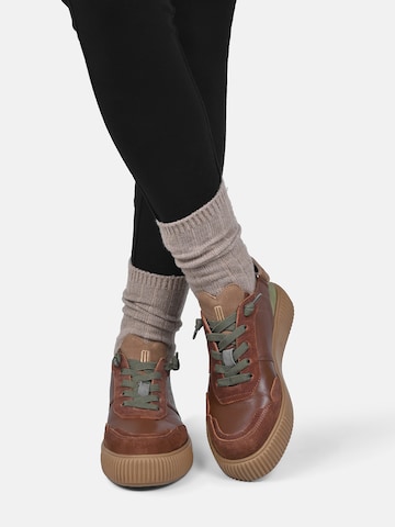 Crickit Sneakers laag ' PARIA ' in Bruin: voorkant