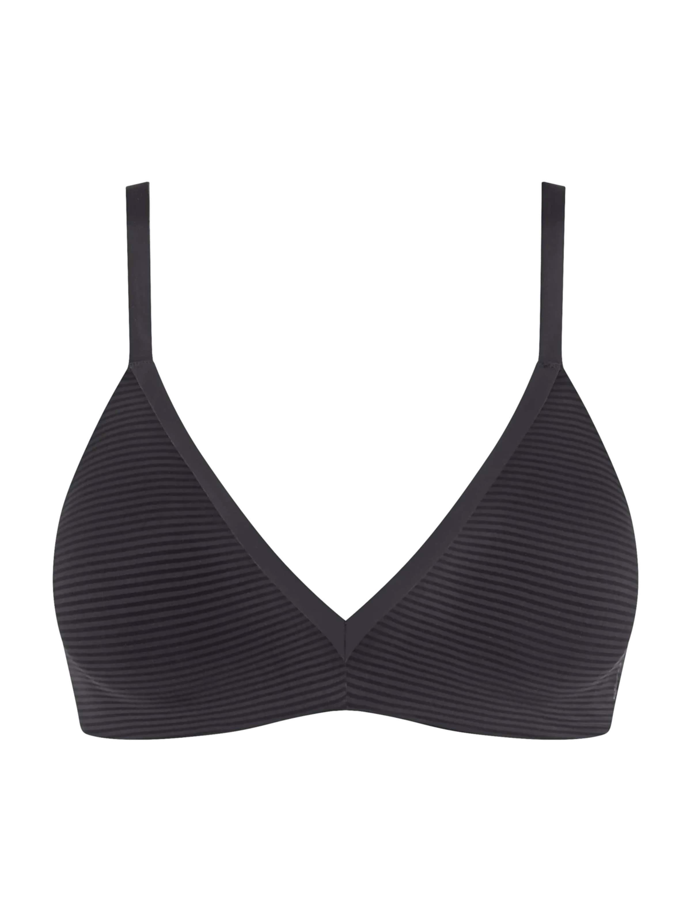 SLOGGI Push-up Behå 'ZERO Feel Air' i svart: framsida