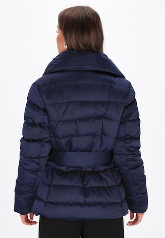 faina Wintermantel in Blauw