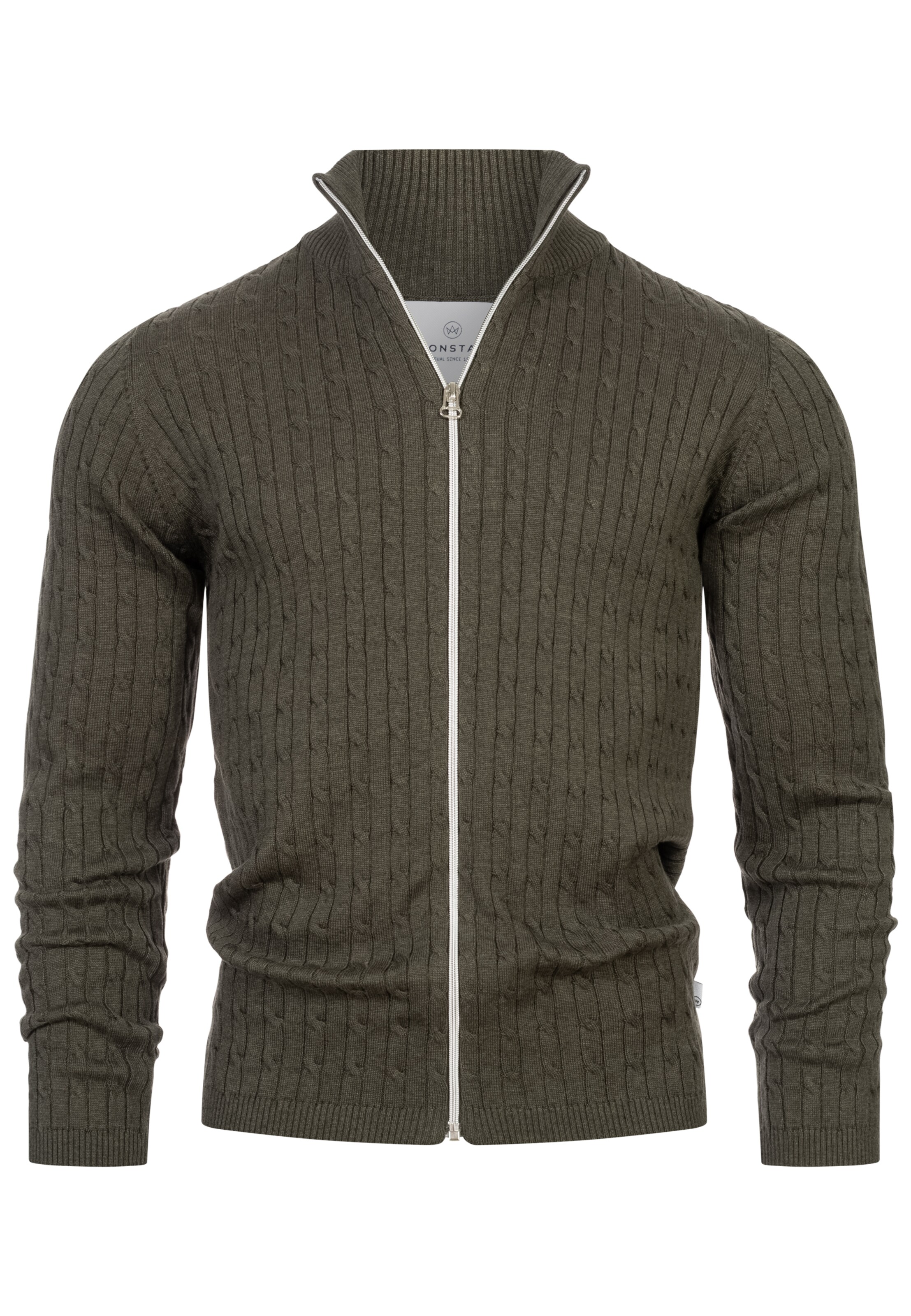Kronstadt Strickjacke in Grün: Vorderseite
