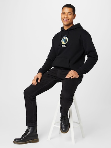 HUF Sweatshirt 'THREE HUNDRED' in Black