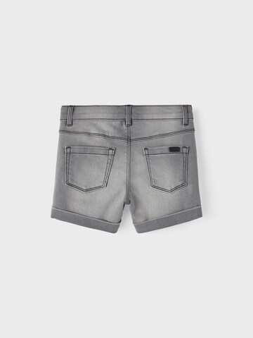 NAME IT Slimfit Shorts 'Salli' in Grau