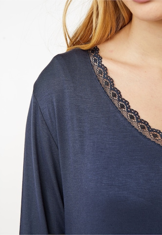CCDK Copenhagen - Camiseta de noche 'Jacqueline' en azul: frente