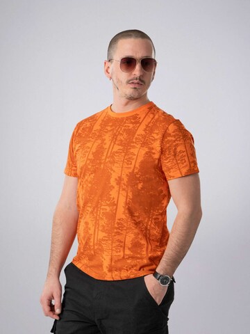 Maglietta 'Pantoneclo Men’s Crew Neck Short Sleeve T-Shirt' di PANTONECLO in arancione