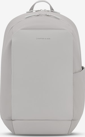 Kapten & Son Rucksack 'Oslo' in Grau: Vorderseite