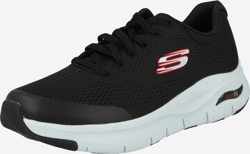 Sneaker bassa di SKECHERS in nero: frontale