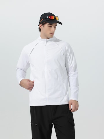 YOUTHUP Athletic Jacket 'Komfort' in White