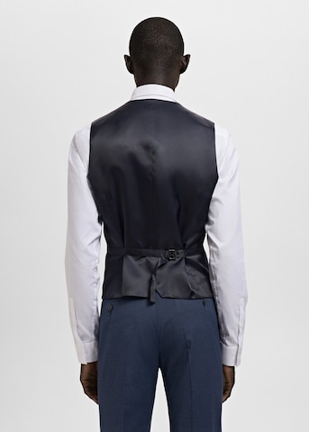 MANGO MAN Suit Vest 'Paris' in Blue