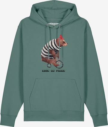 Watapparel Sweatshirt ' Tour de Franz ' in Grün: Vorderseite