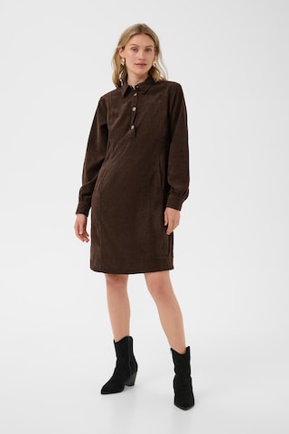 Cream Jurk 'CRCory' in Bruin