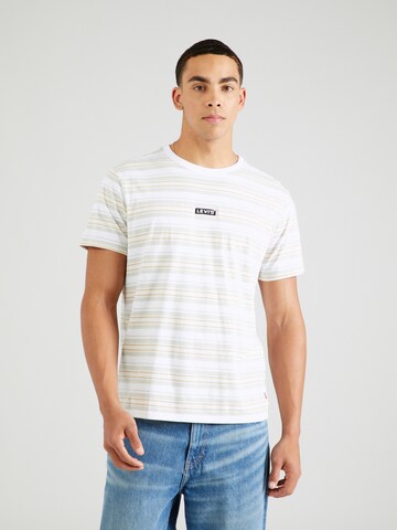 LEVI'S ® Shirt 'SS Relaxed Baby Tab Tee' in Beige: voorkant
