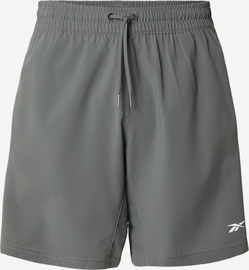 Regular Pantalon de sport Reebok en gris : devant