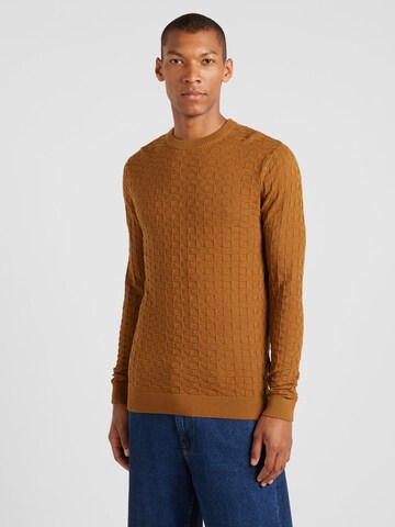 Only & Sons Sweater in Brown: front