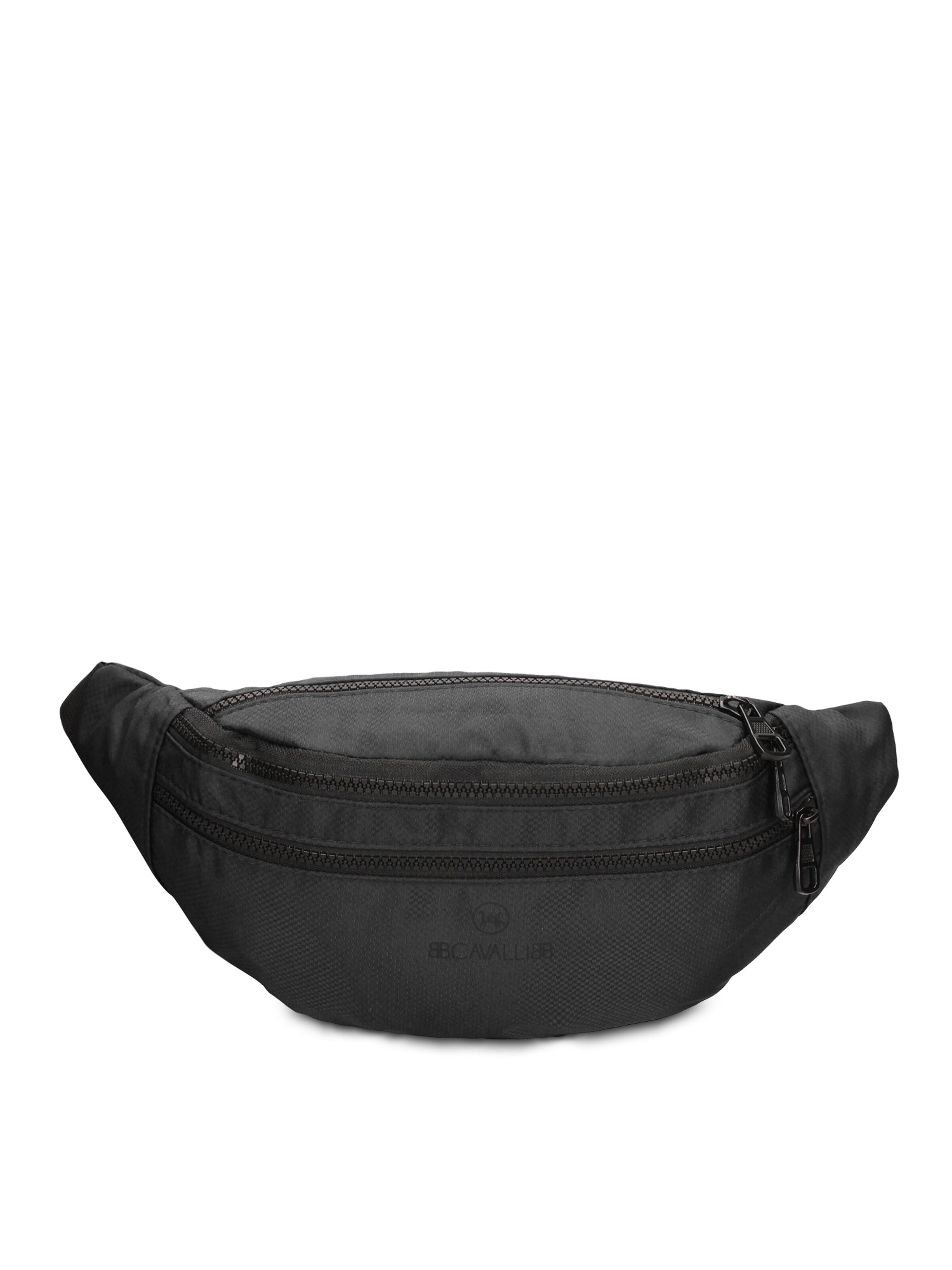 Marsupio 'Marsupio uomo B Cavalli vegan leather' di B. Cavalli in nero: frontale