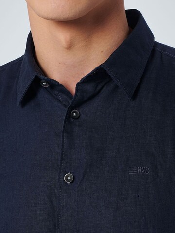 No Excess Regular fit Overhemd in Blauw