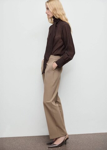 MANGO Regular Pants 'Carlosw' in Brown