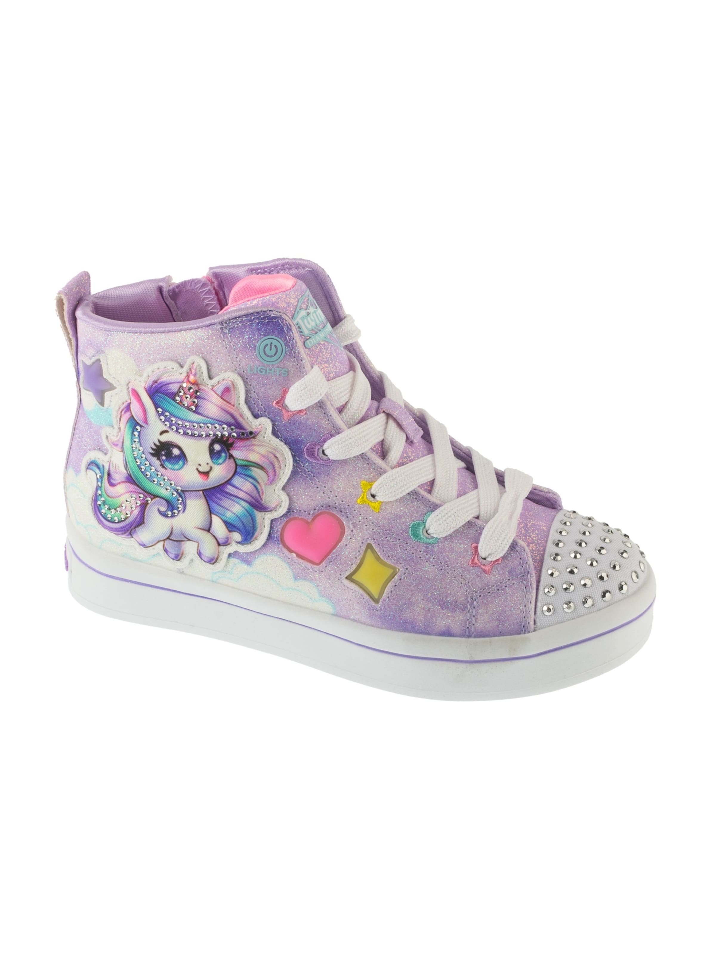 SKECHERS Sneakers 'Skechers Twi-Lites 2.0' in Pink: front