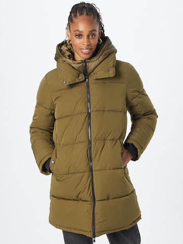 ESPRIT Winter Coat in Green: front