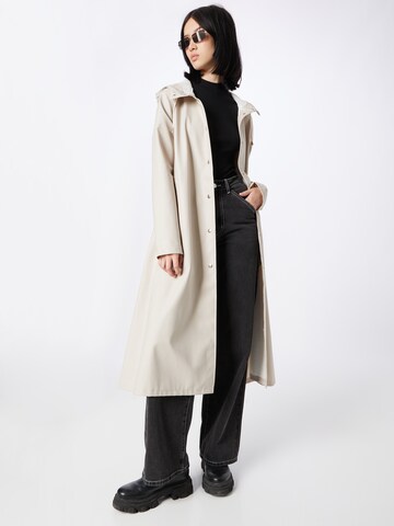 Stutterheim Between-Seasons Coat in Beige