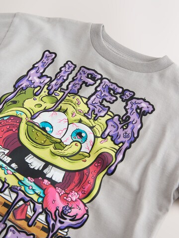 Next Shirt 'Spongebob' in Grijs
