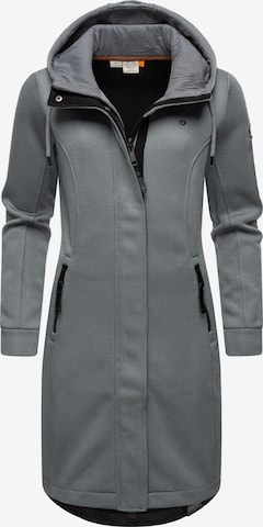 Ragwear Knitted Coat in Grey: front