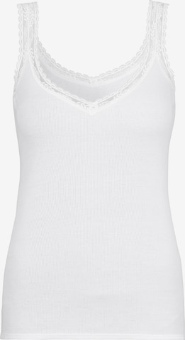 s.Oliver - Camiseta para dormir en blanco: frente