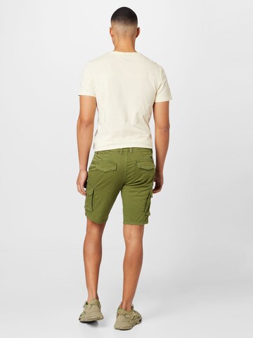 BLEND Regular Cargo Pants in Green