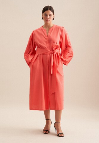 SEIDENSTICKER Dress ' Schwarze Rose ' in Orange