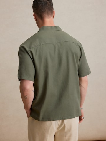 DAN FOX APPAREL Regular fit Риза 'Leonard' в зелено
